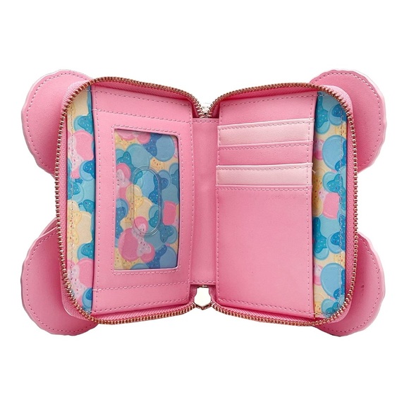 NWT Loungefly x LASR Exclusive Disney Minnie Macaron Pink Zip Wallet - Picture 4 of 4